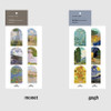 Monet, Gogh - Classic Famous Painting Mood Stickers