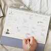Usage example - Indigo 2023 Anne Story A4 Monthly Desk Calendar Scheduler