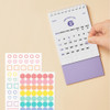 Usage example - Antenna Shop 2023 Daily Habit Mini Monthly Desk Calendar