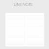 lined note - Indigo 2023 Prism Slim Dated Monthly Diary Planner