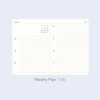 Weekly plan - 2023 Edit B6 Dated Weekly Planner Scheduler