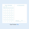 Goal tracker - Goal Planning Tracker Dateless Weekly Diary Planner