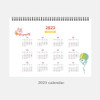 yearly calendar - Buyme 2023 Rening Standing Monthly Desk Calendar
