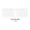 Test record - Doodle 6 Months Undated Weekly Study Planner