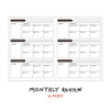Monthly reveiw - Iconic Doodle Dateless Monthly Diary Planner