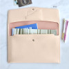 Beige -  Play Obje Pocket A4 PU File Folder Clutch Bag