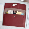 Burgundy - Play Obje Pocket A4 PU File Folder Clutch Bag