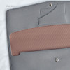Stone gray - Play Obje Pocket A4 PU File Folder Clutch Bag