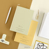 Ivory and cream butter - Iconic Souvenir B6 Lined Notebook