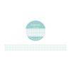 Mint - Simple Color Grid Pattern Masking Tape