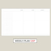 Weekly plan - O-check One Ordinary Day Dateless Weekly Diary Planner