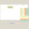 Monthly plan - O-check One Ordinary Day Dateless Weekly Diary Planner
