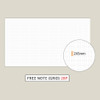 Grid note - O-check One Ordinary Day Dateless Weekly Diary Planner