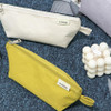 O-check Canvas Standard Zipper Pencil Case
