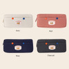 Colors - ROMANE Poodle Snap Button Zipper Pencil case