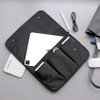 Black - Multi Pocket 13 inches Laptop Sleeve Case