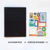 Indigo Storage A4 Clear File Folder Book