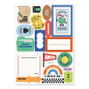 Comes with a sticker - Indigo Storage A4 Clear File Folder Book