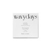 White - Wavydays Medium Plain Notebook V3