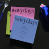Wavydays Medium Plain Notebook V3