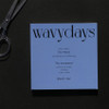 Sky - Wavydays Medium Plain Notebook V3