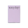 Pale pink - Wavydays A5 Large Plain Notebook V3