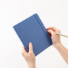 Modern blue - Making Memory Small Wide Grid Notebook