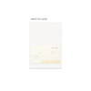 White tea(grid) - Dash And Dot Demure B6 Grid Lined Blank Notebook