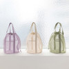 Travel Mesh Drawstring Bucket Bag Tote Ver2