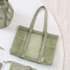 Moss green - Travelus Travel Mesh Shoulder Bag