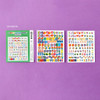 decoration - Ardium Rainbow Typo Alphabet Number Removable Sticker