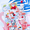 Flamingo Coated Paper Deco Sticker