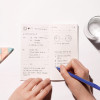 Example of use - Daily Log Sunrise 31 Days Planner Notebook