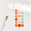 Example of use - NACOO Palette Colorful Circle Paper Sticker Pack