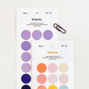 Example of use - NACOO Palette Colorful Circle Paper Sticker Pack