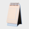 Beige - Checklist Twin Wire Perforated Notepad