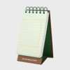 Green - Checklist Twin Wire Perforated Notepad