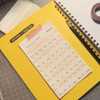Usage example - Munduk 35 Days Habit Tracker Notepad