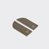 Greenish brown - Denim Tag Paper Pencil Cap Pack of 2