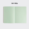 Light green paper - Digging PU Cover A5 Plain Notebook