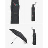 Cherry - Pattern Automatic Three Folding Umbrella