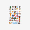 Drawing animal - Line Holographic Removable Sticker