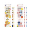 Kakao Friends HB Wood Pencil With Eraser Set