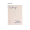 Eburnean blue - Wanna This In The Mood A5 Twin Wire Lined Notebook