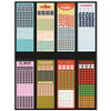Sept, Oct, Nov, Dec - Colorful Date Sticker Pack of 24 Sheets