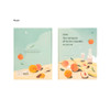 Peach - Ardium 2024 Memory of 12 Months Dated Weekly Planner