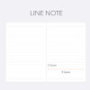 Lined Note - Indigo 2026 Prism B6 Dated Monthly Diary Planner