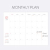Monthly Plan - Indigo 2026 Prism B6 Dated Monthly Diary Planner
