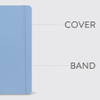 Hardcover, Elastic band closure
