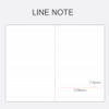 Lined Note - Indigo 2027 Prism B6 Dated Monthly Diary Planner